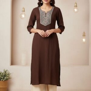 Popcorn Emb Kurti 04