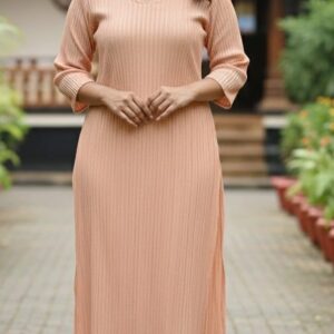 Popcorn Plain Kurti 06